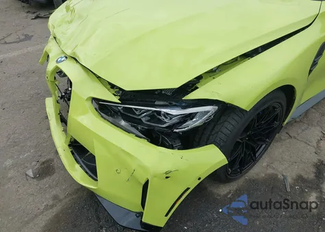 2022 BMW M3 Sedan z USA, uszkodzony, nr VIN WBS53AY03NFM89739